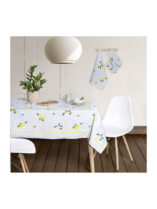 Nima Τραπεζομάντηλο Βαμβακερό Αλέκιαστο Σετ Lemon Tree Lemon Tree 140x140εκ.