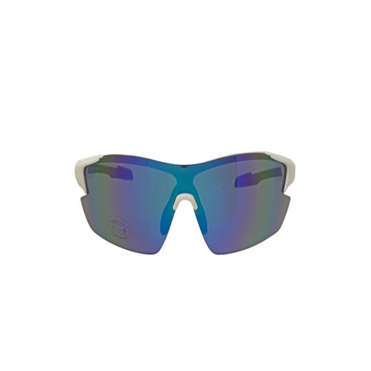 Author Cycling Glasses Vision Lx with White Frame & Multicolour Lenses