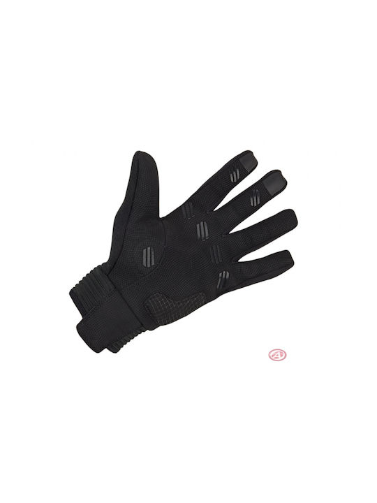 Author Winster Light X8 Mănuși De Ciclism Lungi Unisex Cu Gel Negre