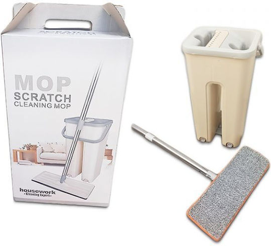 Factory Mop Scratch Cleaning Моп за Паркет с Микрофибри