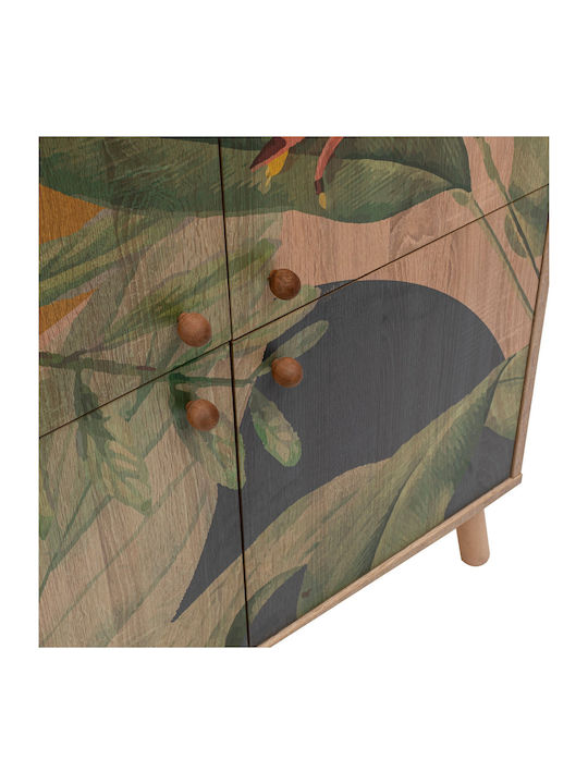 Holz Schuhschrank Multilux Saka 95x36x111cm