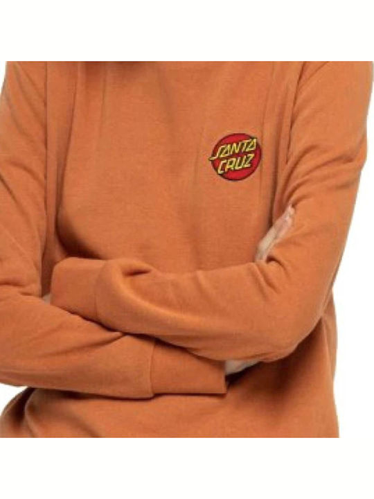 Santa Cruz Women's Crewneck Classic Dot Chest - Butterscotch