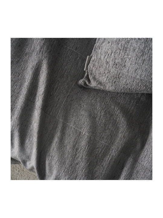 Gofis Home Zephyr Ριχτάρι Πολυθρόνας Chenille 146x180εκ. Ink Grey 146/15