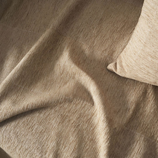 Gofis Home Zephyr Ριχτάρι Πολυθρόνας Ζακάρ 146x180εκ. Sesame Beige 146/06