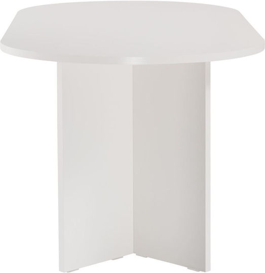 Sablin Маса За Трапезария Дървена Бяла 180x89.5x75см