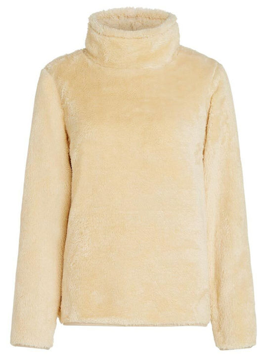 Γυναικεία Fleece Μπλούζα Εκρού