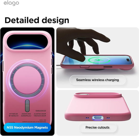 Elago Back Cover Silicone Fuchsia (iPhone Air)