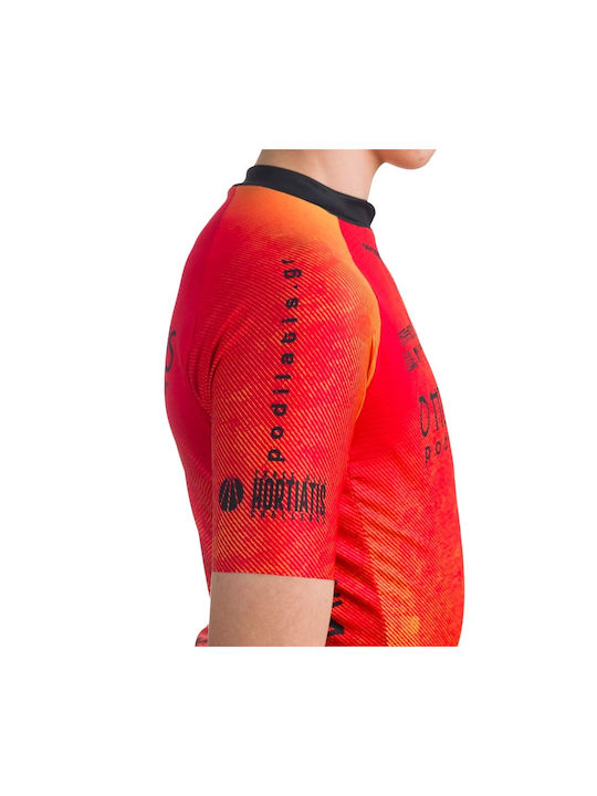 Demaraz Short Sleeves Cycling Jersey Orange
