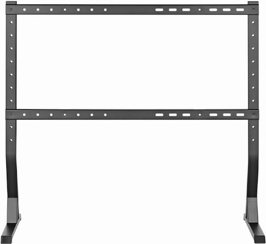 Gembird TVS-D90F-01 Настолна стойка за телевизор до 90" и 60кг Сребрист