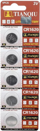 Batterien Lithium für Uhren CR1620 3V 5Stück