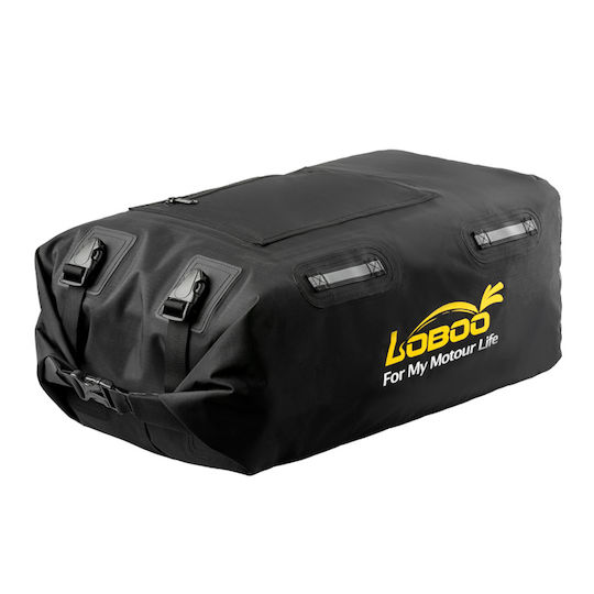 Loboo Waterproof Motorcycle Tail Bag 30lt Black
