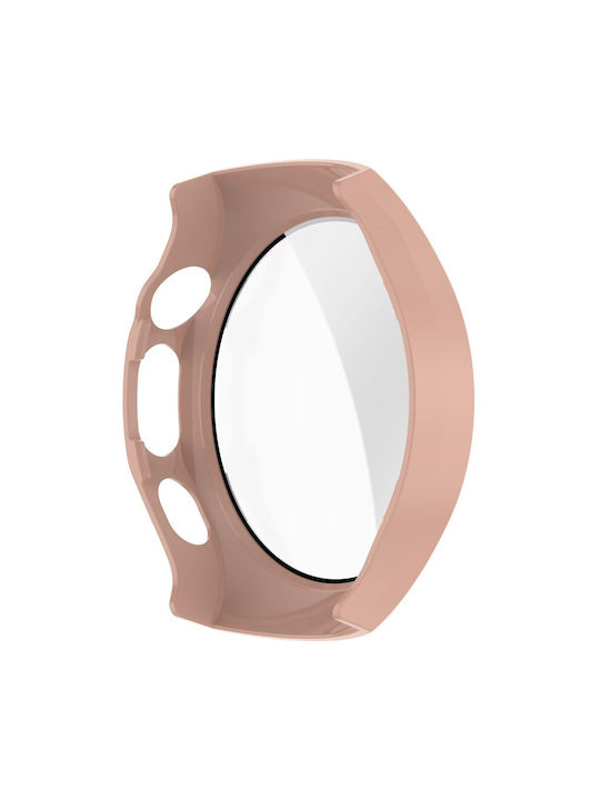 Carcasă de Plastic cu Sticlă în culoarea Roz pentru Huawei Watch 5 - 42mm