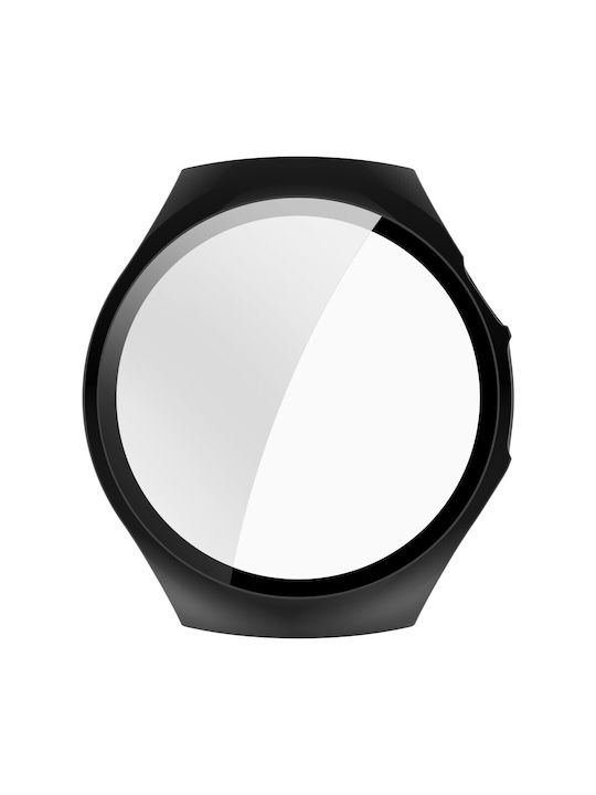 Πλαστική Θήκη με Τζαμάκι σε Μαύρο χρώμα για Huawei Watch 5 - 42mm
