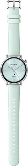 Xiaomi Watch S4 Aluminium 41mm Waterproof with Heart Rate Monitor (Mint Green)