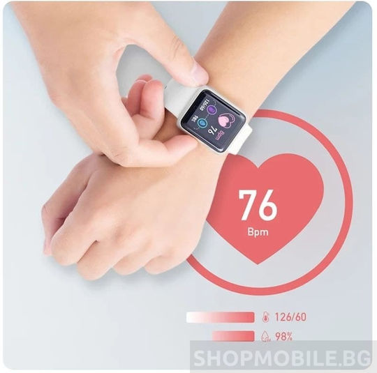 Y68 Smartwatch with Heart Rate Monitor (Green)