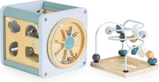 Moni Activity Cube made of Wood for 36++ Months