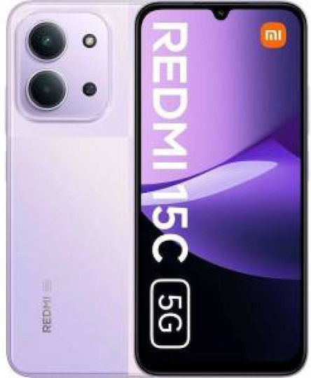 Xiaomi Redmi 15C NFC 5G Dual SIM (4/256GB) Μωβ