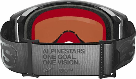 Μάσκα Motocross Alpinestars Supertech Vista Black Mirror-gold