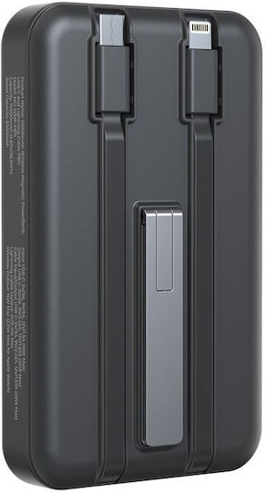 Mobile Origin PB11 MagSafe Power Bank 10000mAh 15W με Θύρα USB-C Power Delivery Μαύρο