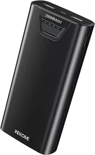 WK WP-121 Power Bank 20000mAh mit 2 USB-A Anschlüssen Weiß