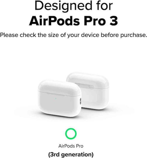 Ringke Onyx Magnetic Hülle Silikon mit Haken in Schwarz Farbe für Apple AirPods Pro 3