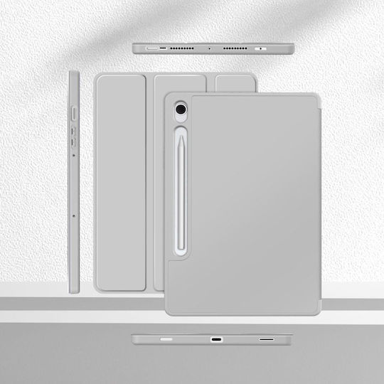 Tech-Protect Klappdeckel Gray (Galaxy Tab S9, S9 FE, S10 FE, S10 Lite)