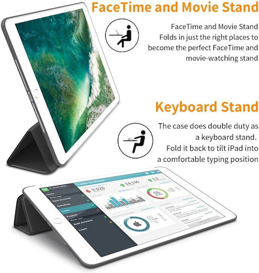 Tech-Protect Flip Cover Gri (iPad 10, iPad 11)