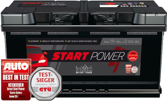Intact Baterie Auto Start Power cu Capacitate 62Ah și CCA 540A