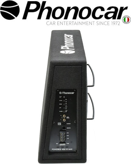 Phonocar Autoamplificat Subwoofer Auto 600W RMS cu Carcasă