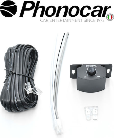 Phonocar Autoamplificat Subwoofer Auto 600W RMS cu Carcasă