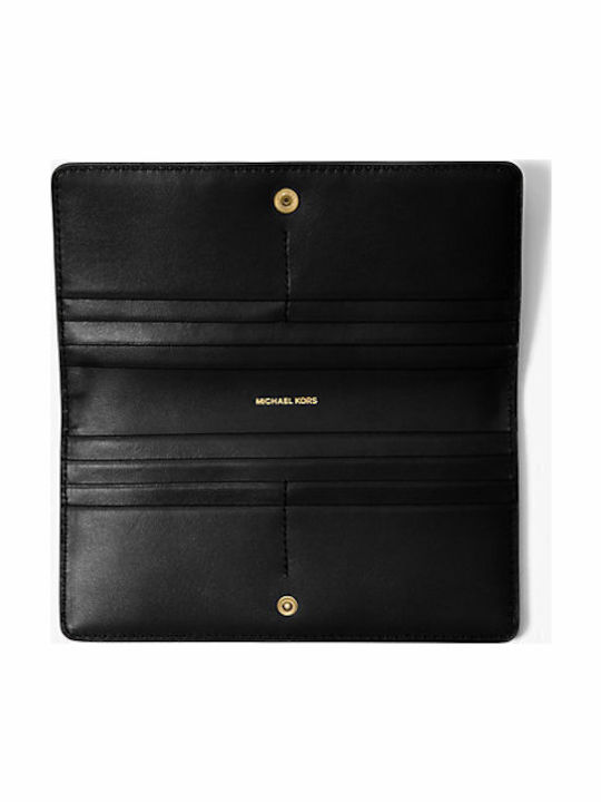 Large Leather Women's Wallet Classic Black