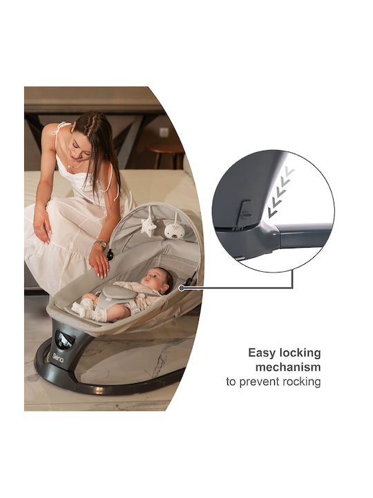 Lorelli Ηλεκτρικό Relax Μωρού Siena Light Mocha