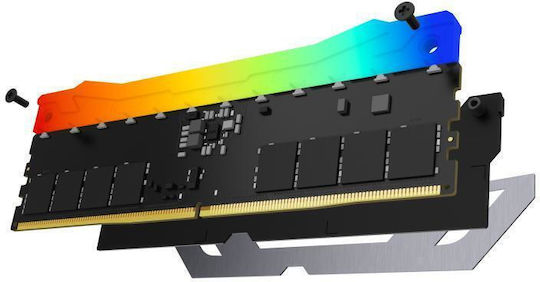 Kingston Fury Renegade RGB DDR5 με Module 1x24GB και Ταχύτητα 8400 για Desktop