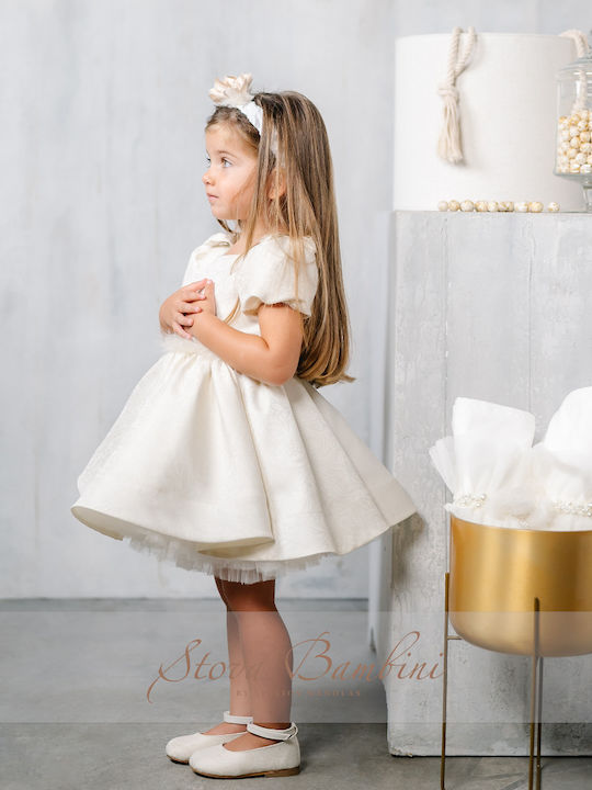 Stova Bambini Ecru Rochie de Botez