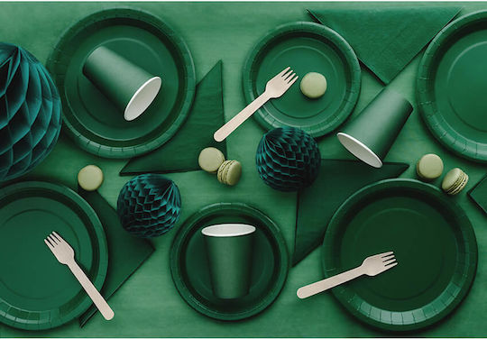 Husă De Masă Din Plastic Verde Închis 137x183cm