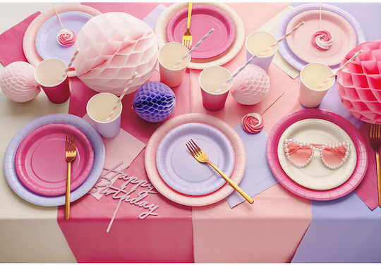 Plastic Lila Party Tablecover 137x183cm