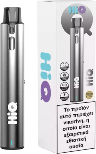 HiQ Pod Kit 2ml with Built-in Battery 1000mAh Gunmetal Silver
