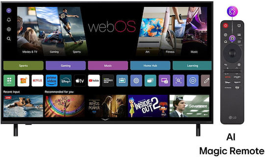 LG Смарт Телевизор 55" 4K UHD QNED 55QNED84A3C (2025)