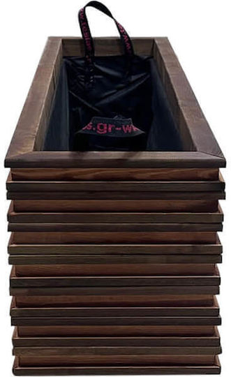 Tesias Group Кутия за саксии Дърво Walnut 110x30x36см.