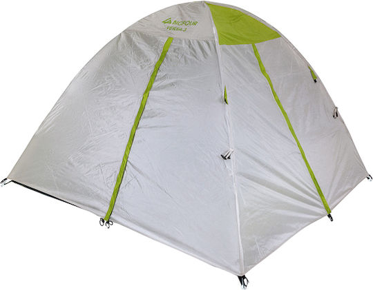 Bigfour Versa Camping Tent Igloo Silver For 3 People 205x205x135cm