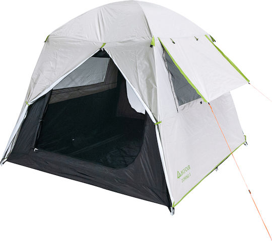 Bigfour Domino 3 Σκηνή Camping Ασημί για 3 Άτομα 210x210x170εκ.