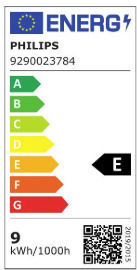 Philips LED Bulb 11W 104mm for Socket B22 and Shape A60 Warm White 1055lm