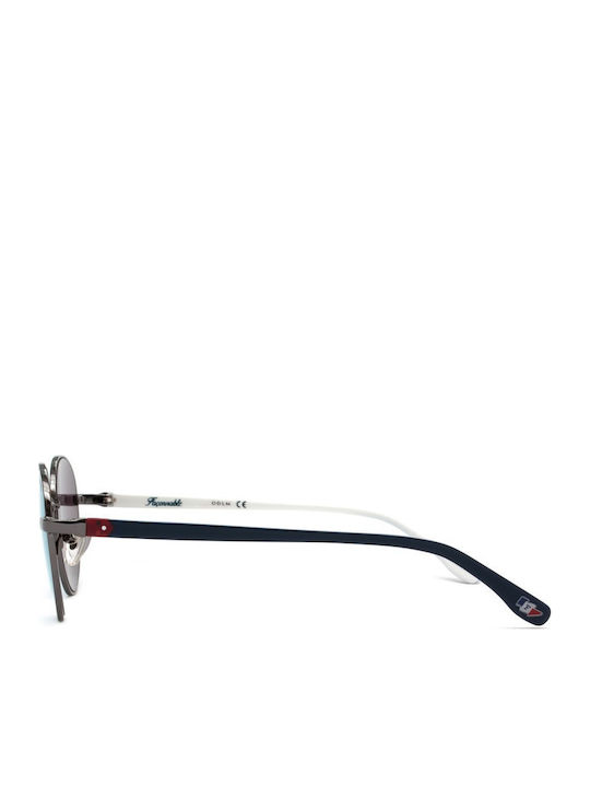 Faconnable Oval Kids Sunglasses with Mirror Lenses Blue