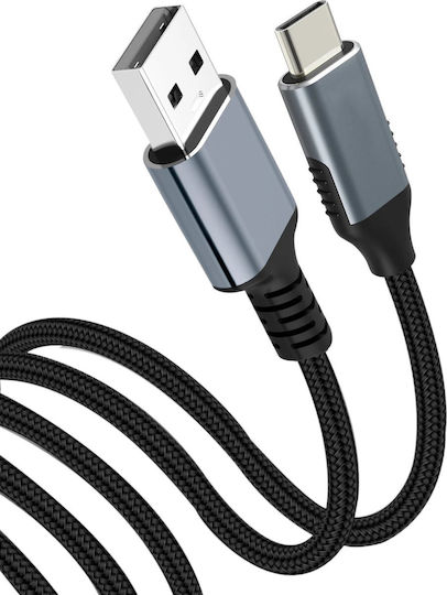 Vcom Cu405m-1.8m кабел USB A M към USB C M 1.8m екраниран черен