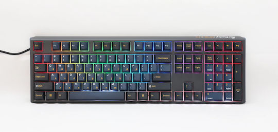 Ducky One 3 Pro Nazca Line Gaming Μηχανικό Πληκτρολόγιο με Cherry MX2A Red διακόπτες και RGB φωτισμό (Αγγλικό US) Black/Blue