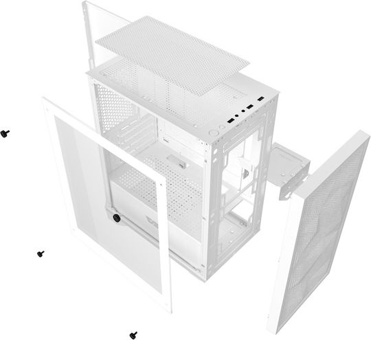 Darkflash M305 Mesh Mini Tower Computer Case White