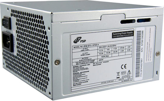 FSP/Fortron Power Supply 450W Бял Компютърно захранване Пълен кабел
