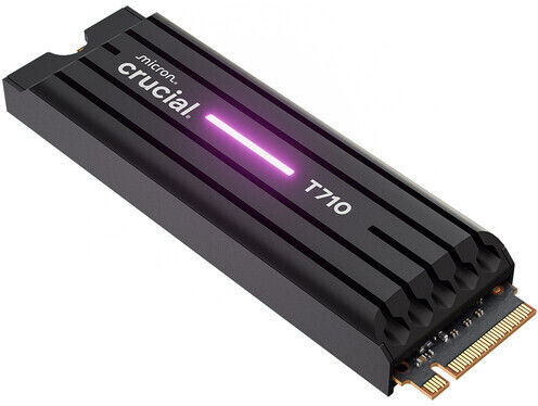 Crucial T710 SSD 2TB M.2 Type with PCI Express 5.0 Connection and Heatsink PS5 Compatible CT2000T710SSD5