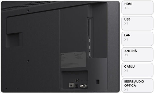 LG Смарт Телевизор 65" 4K UHD Direct LED 65UA74003LB HDR (2025)