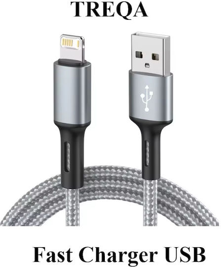 Chengxin Army Print Flat USB-A la Cablu Lightning Violet 1m